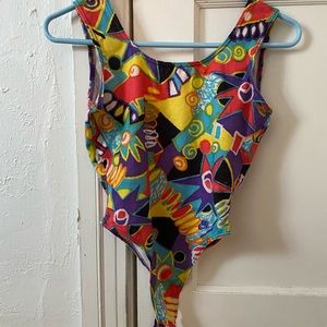 Nike 80s workout Bodysuit